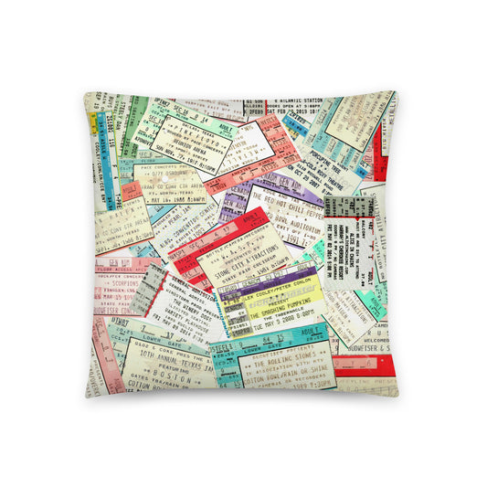 Basic Pillow - Vintage Concert Collage II