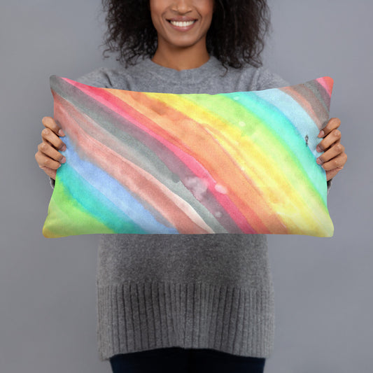 Basic Pillow - Rainbow TyeDye