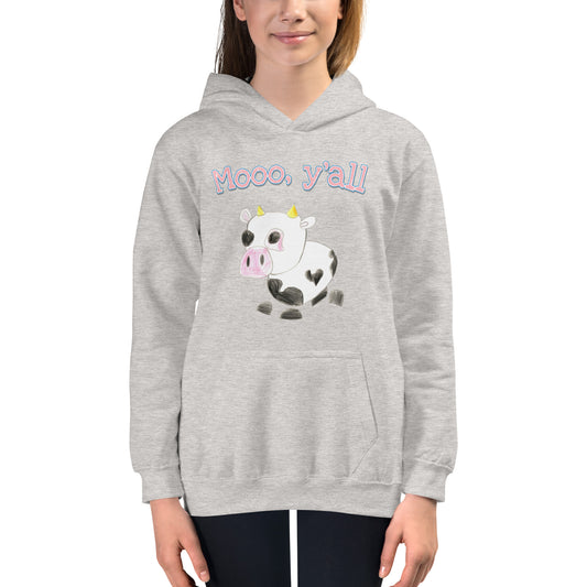 Kids Hoodie- Moo Y'all