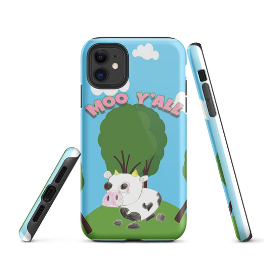 Tough iPhone case - Moo Y'all
