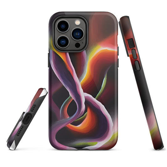 Tough iPhone case - Psychedelic Worm
