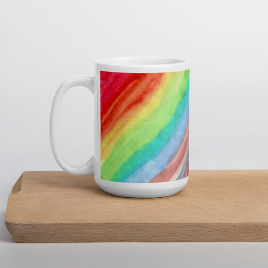 Mug (Glossy Ceramic) - Rainbow