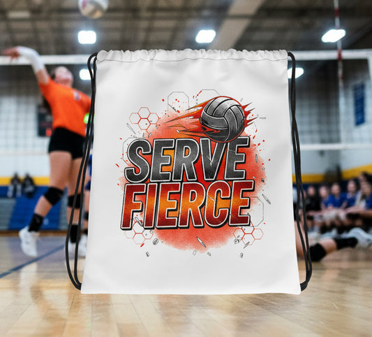 Drawstring bag - Serve Fierce