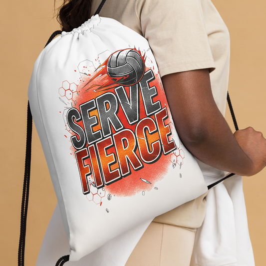 Drawstring bag - Serve Fierce