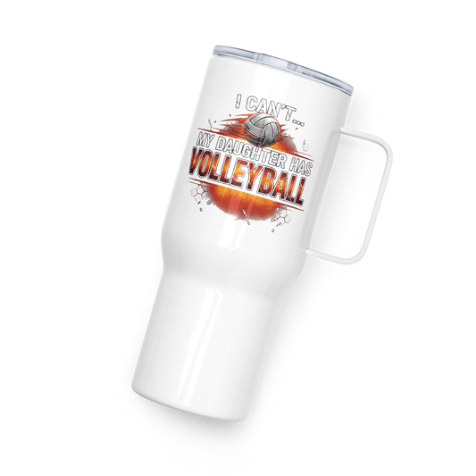 Travel mug with a handle - I Can't