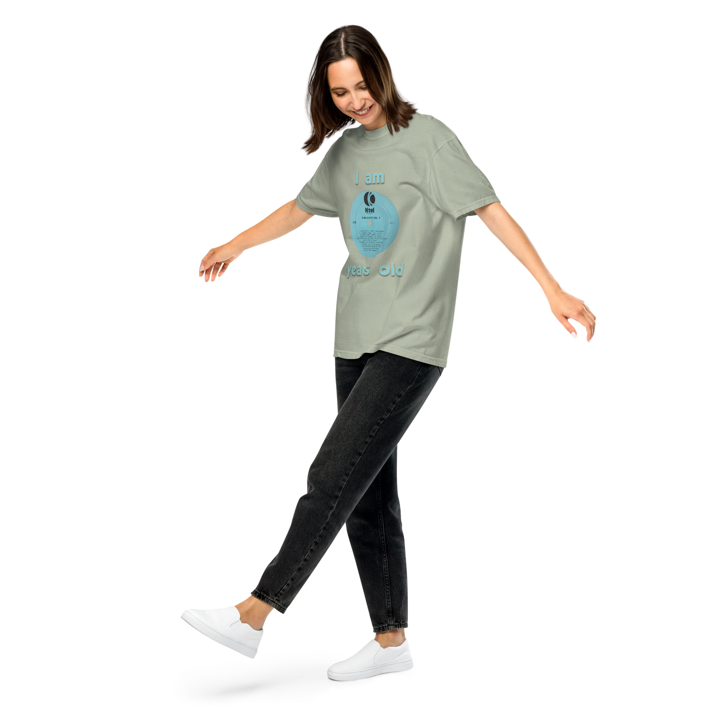 Unisex garment-dyed heavyweight t-shirt - K-Tel Years Old