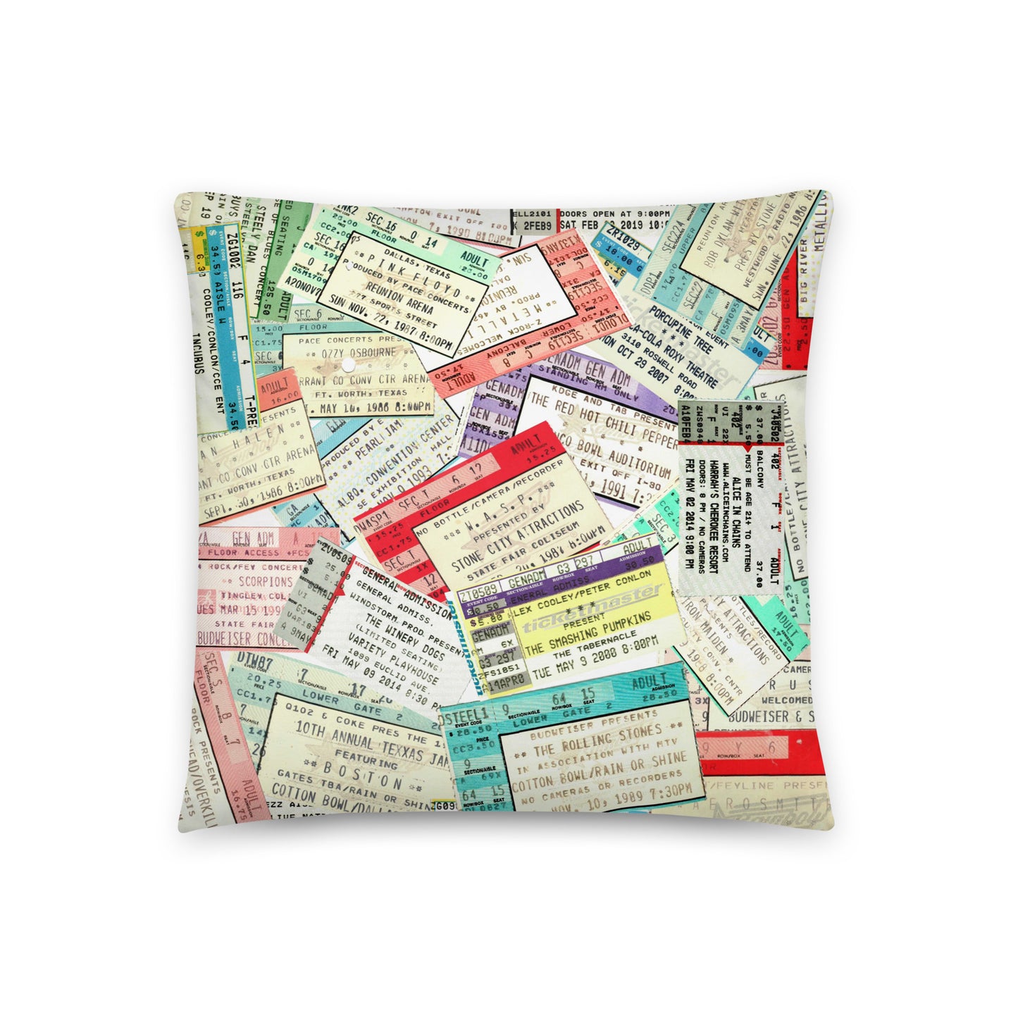 Basic Pillow - Vintage Concert Collage II