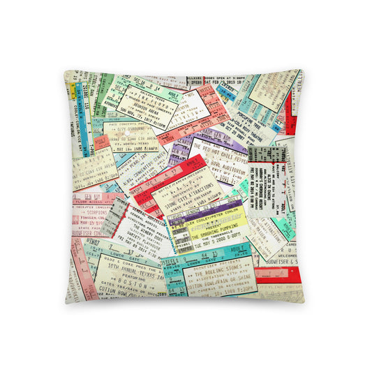 Basic Pillow - Vintage Concert Collage II