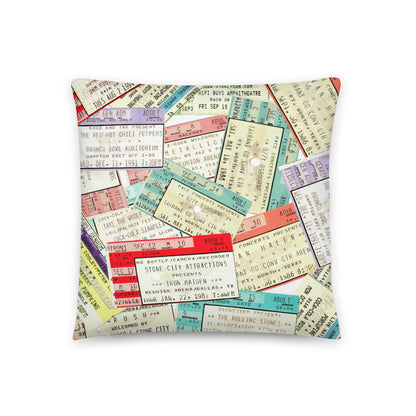 Basic Pillow - Vintage Concert Collage I