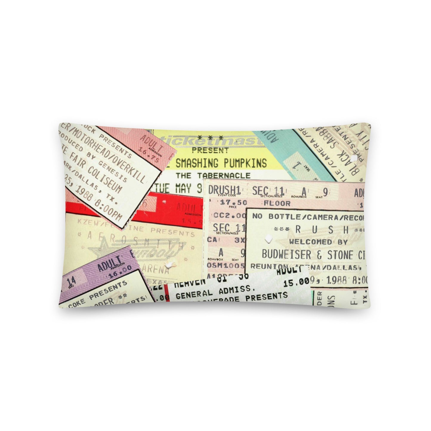 Basic Pillow - Vintage Concert Collage I