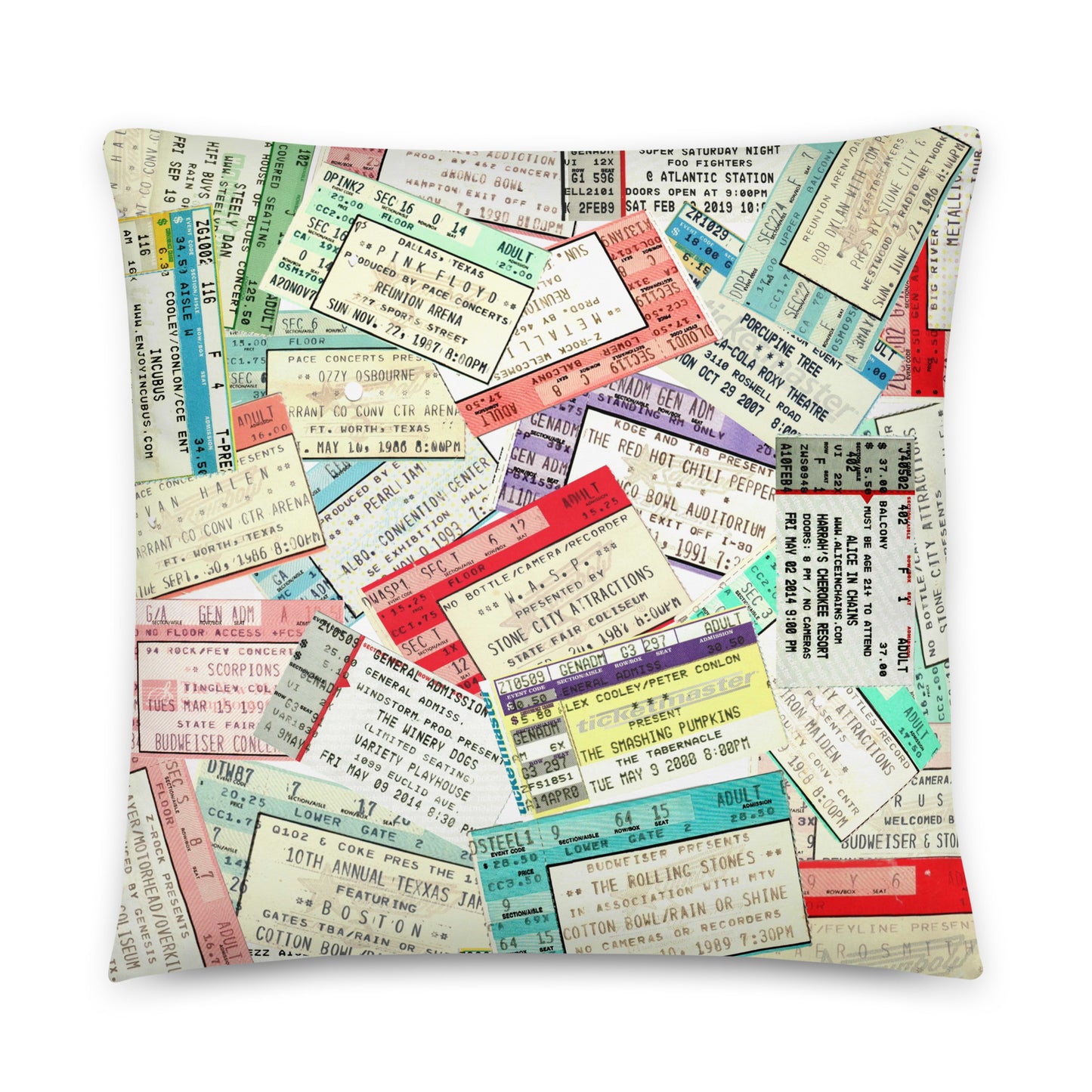 Basic Pillow - Vintage Concert Collage II