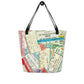 Tote Bag (Large-All-Over Print)- Vintage Concert Collage