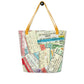 Tote Bag (Large-All-Over Print)- Vintage Concert Collage