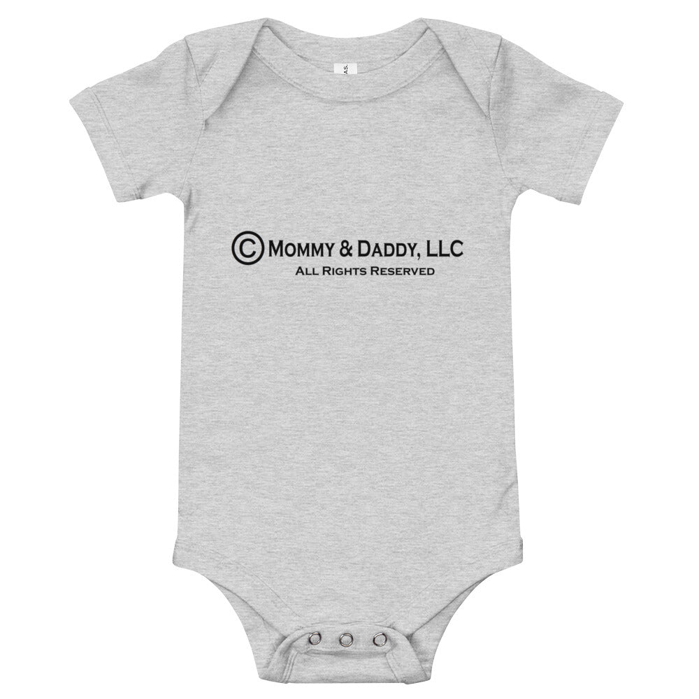 Baby Short Sleeve One Piece - Copyright