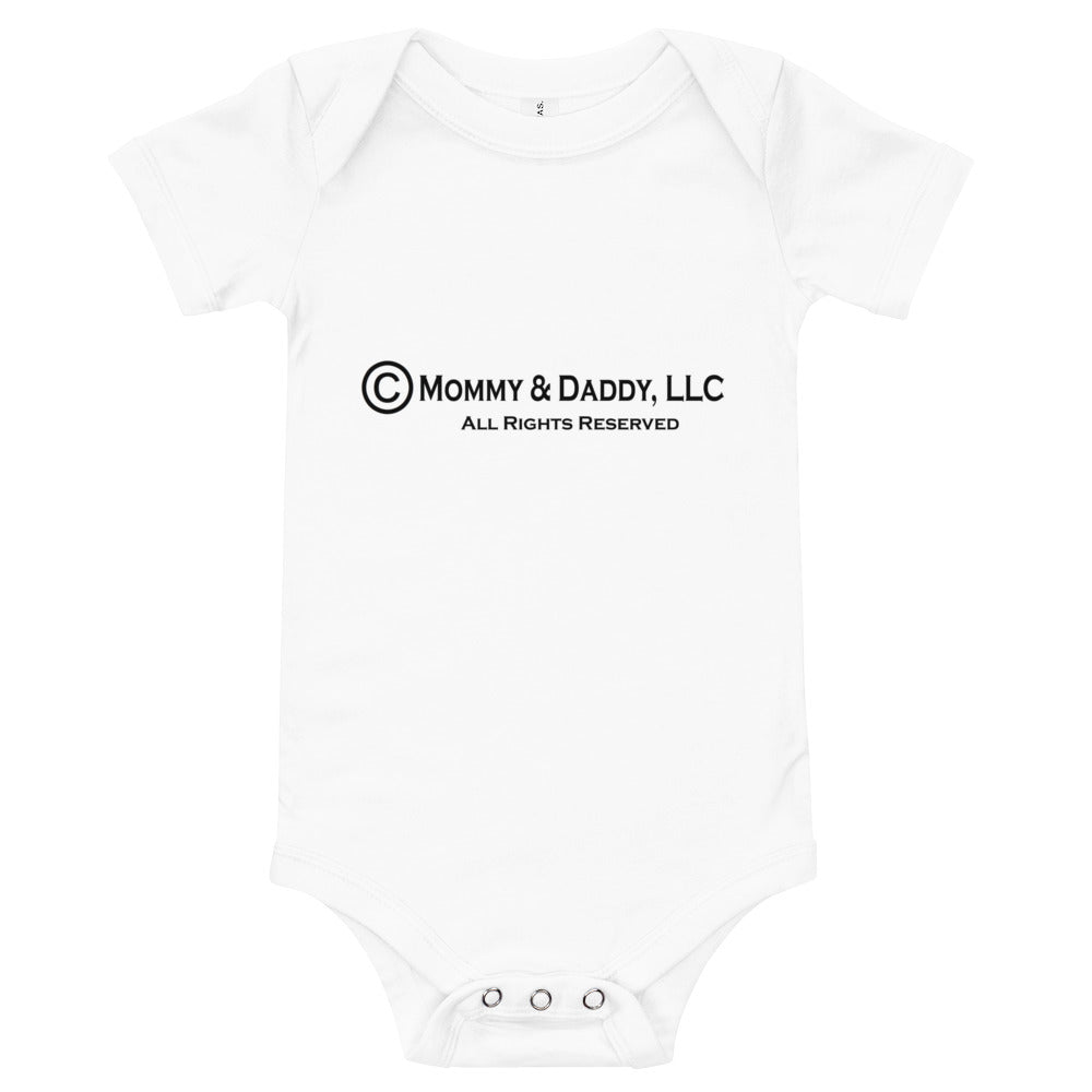Baby Short Sleeve One Piece - Copyright