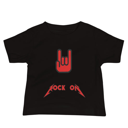Baby Short Sleeve Tee- ROCK ON!