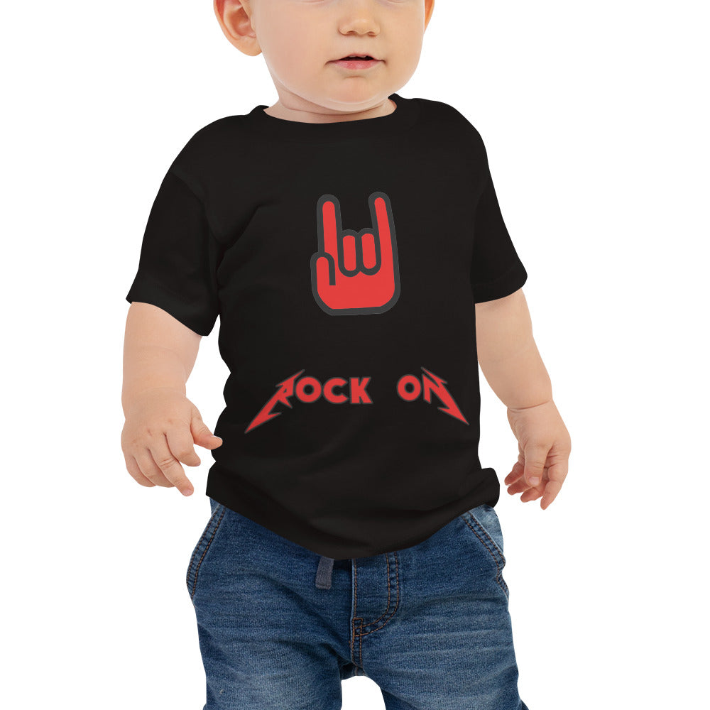Baby Short Sleeve Tee- ROCK ON!
