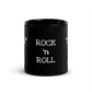 Black Glossy Mug - Rock 'n Roll
