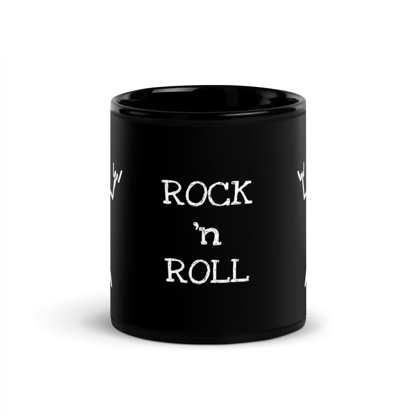 Black Glossy Mug - Rock 'n Roll