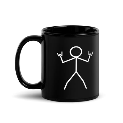 Black Glossy Mug - Rock 'n Roll