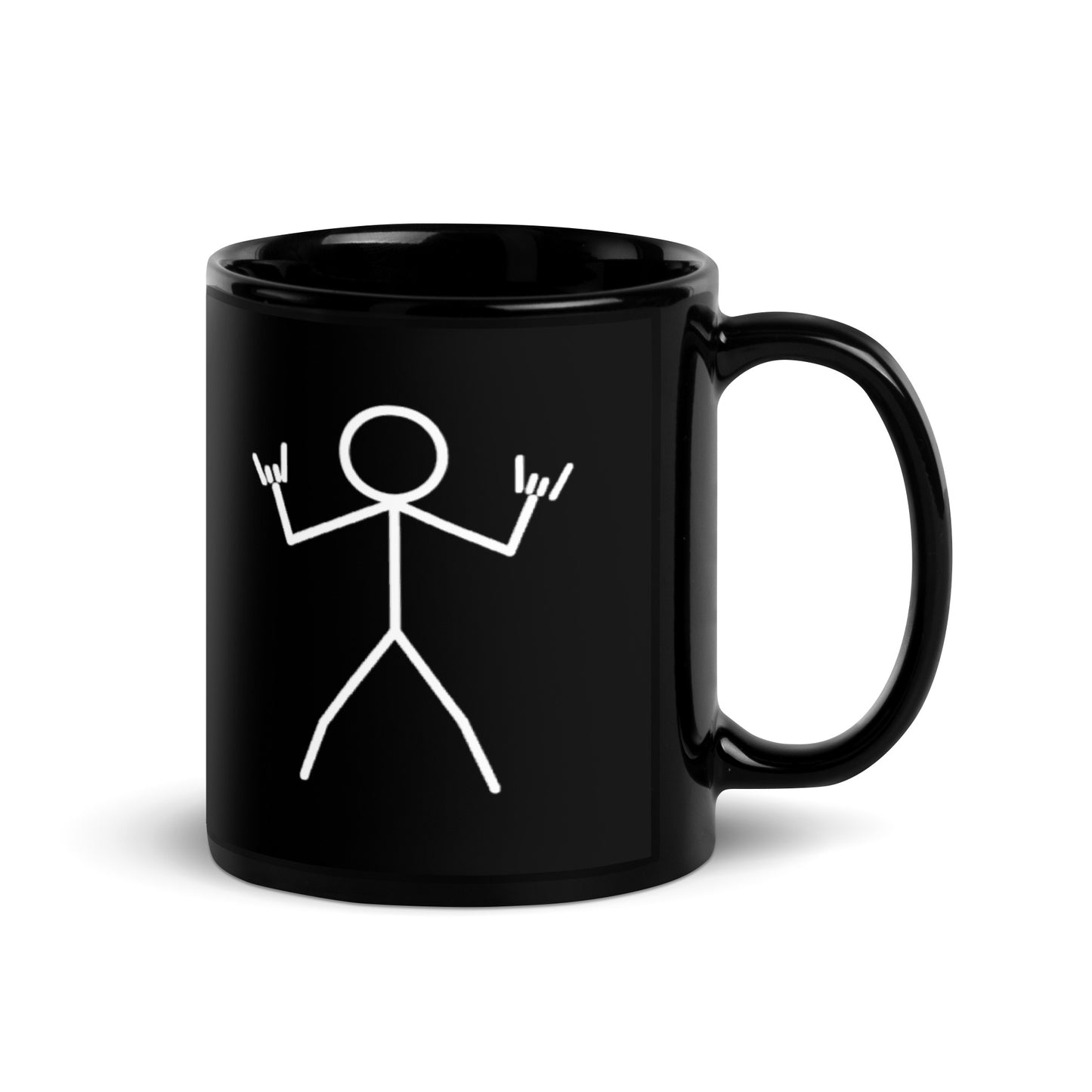 Black Glossy Mug - Rock 'n Roll