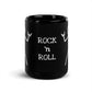 Black Glossy Mug - Rock 'n Roll