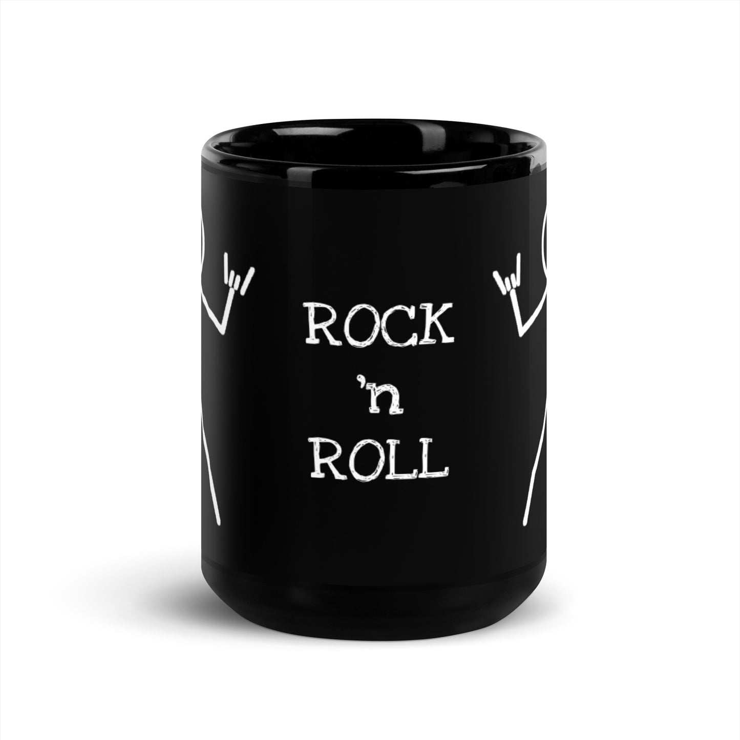Black Glossy Mug - Rock 'n Roll