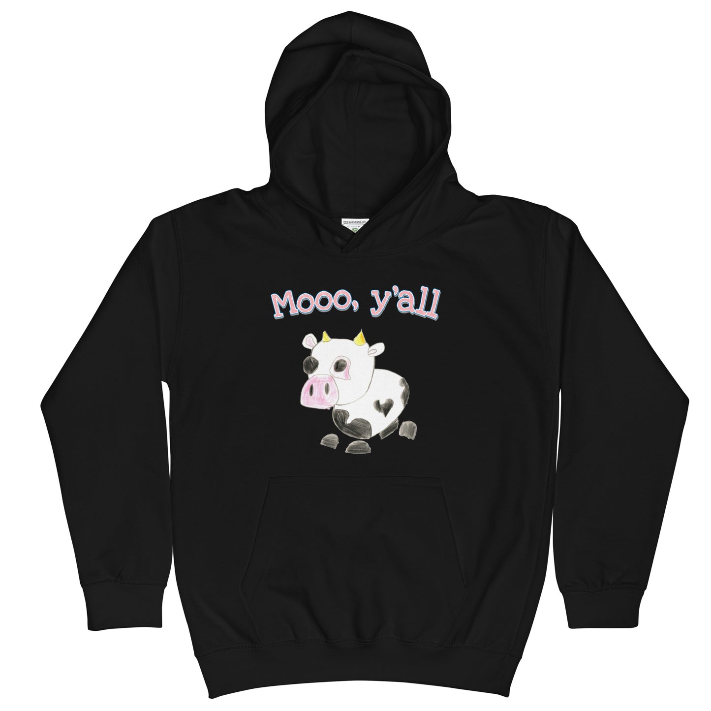 Kids Hoodie- Moo Y'all