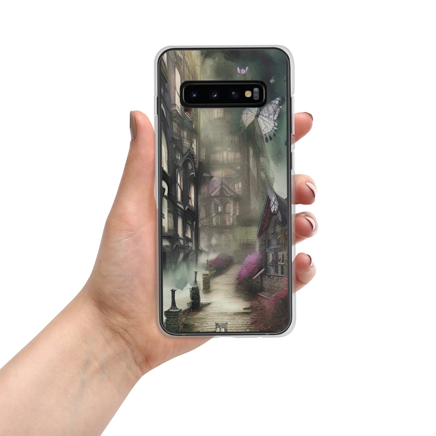 Samsung Case - Butterfly Street Scene