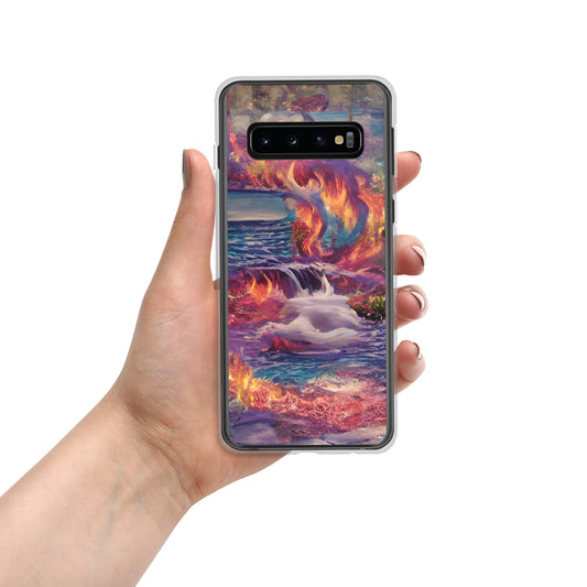 Tough iPhone case - Fire Lake