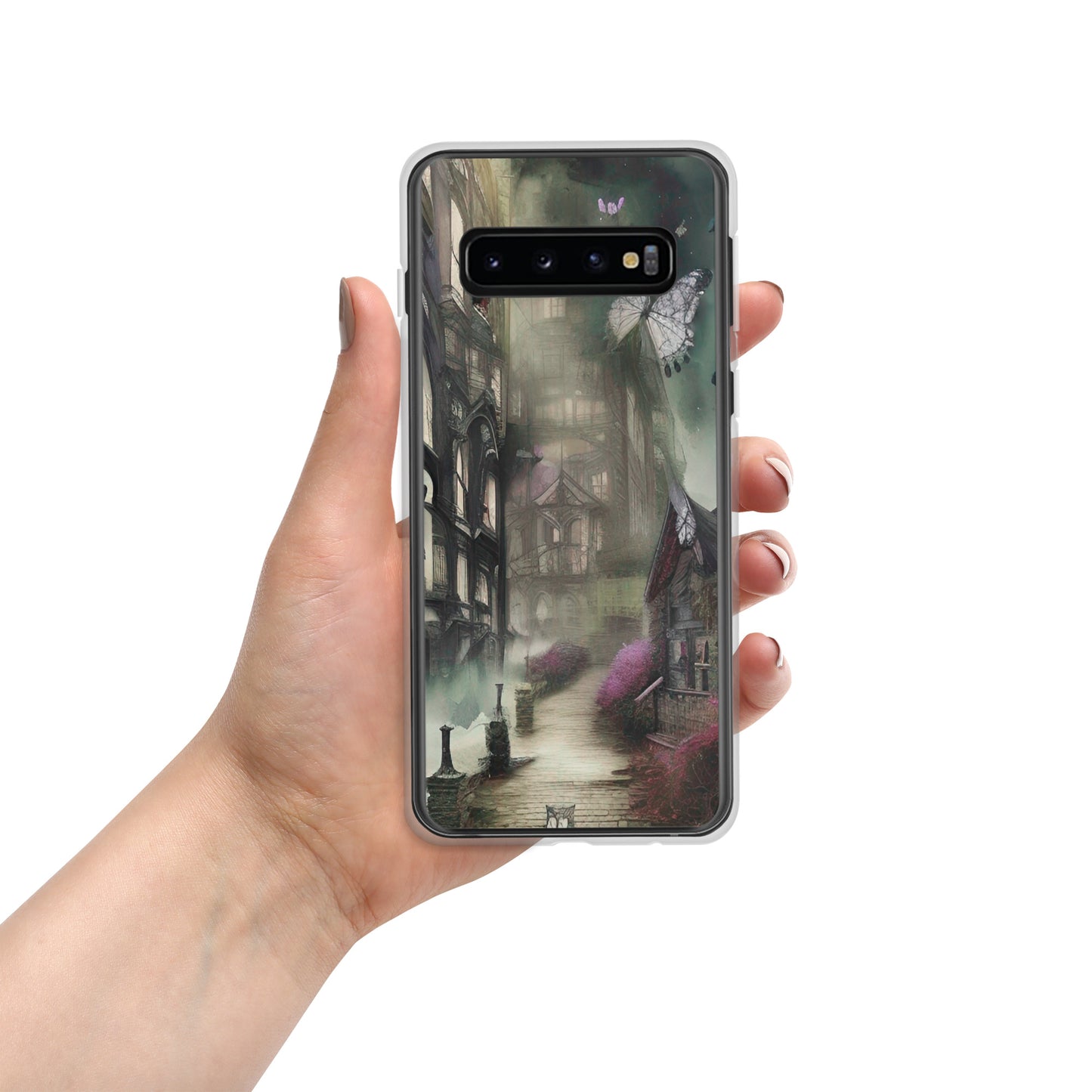 Samsung Case - Butterfly Street Scene