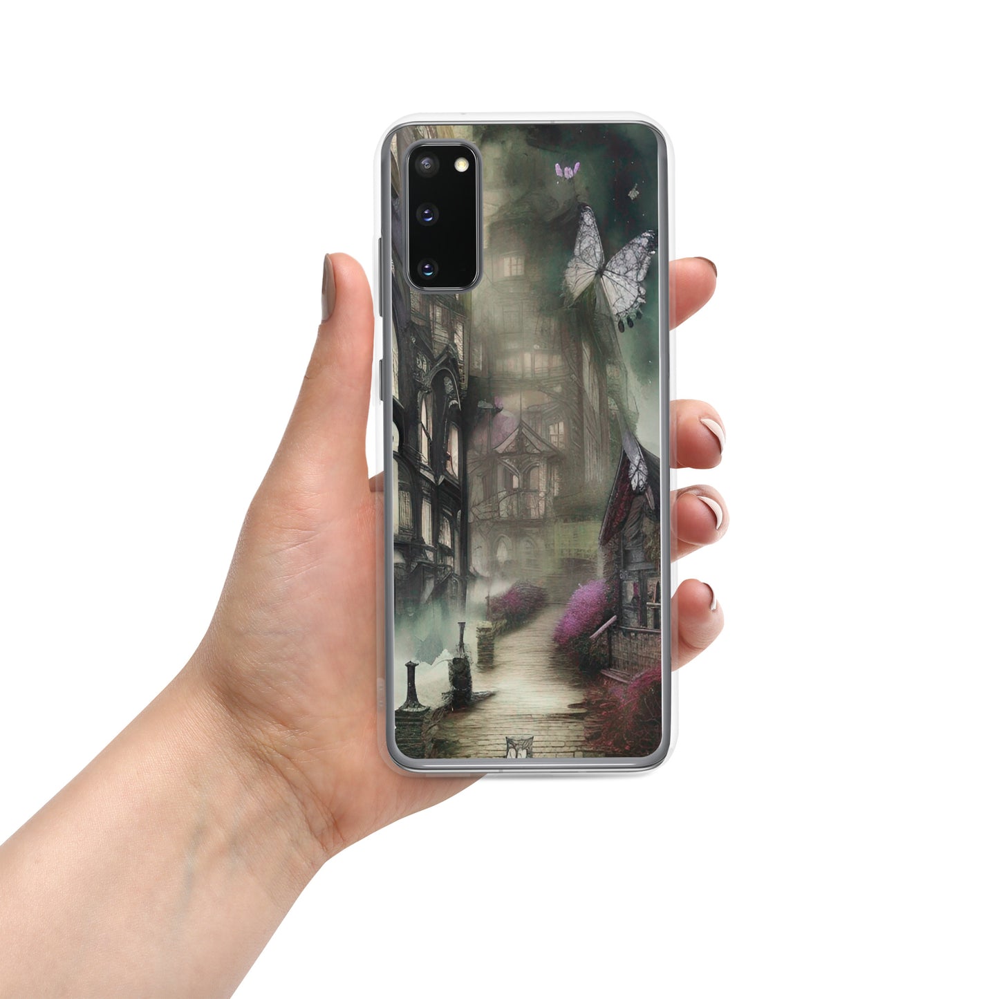 Samsung Case - Butterfly Street Scene