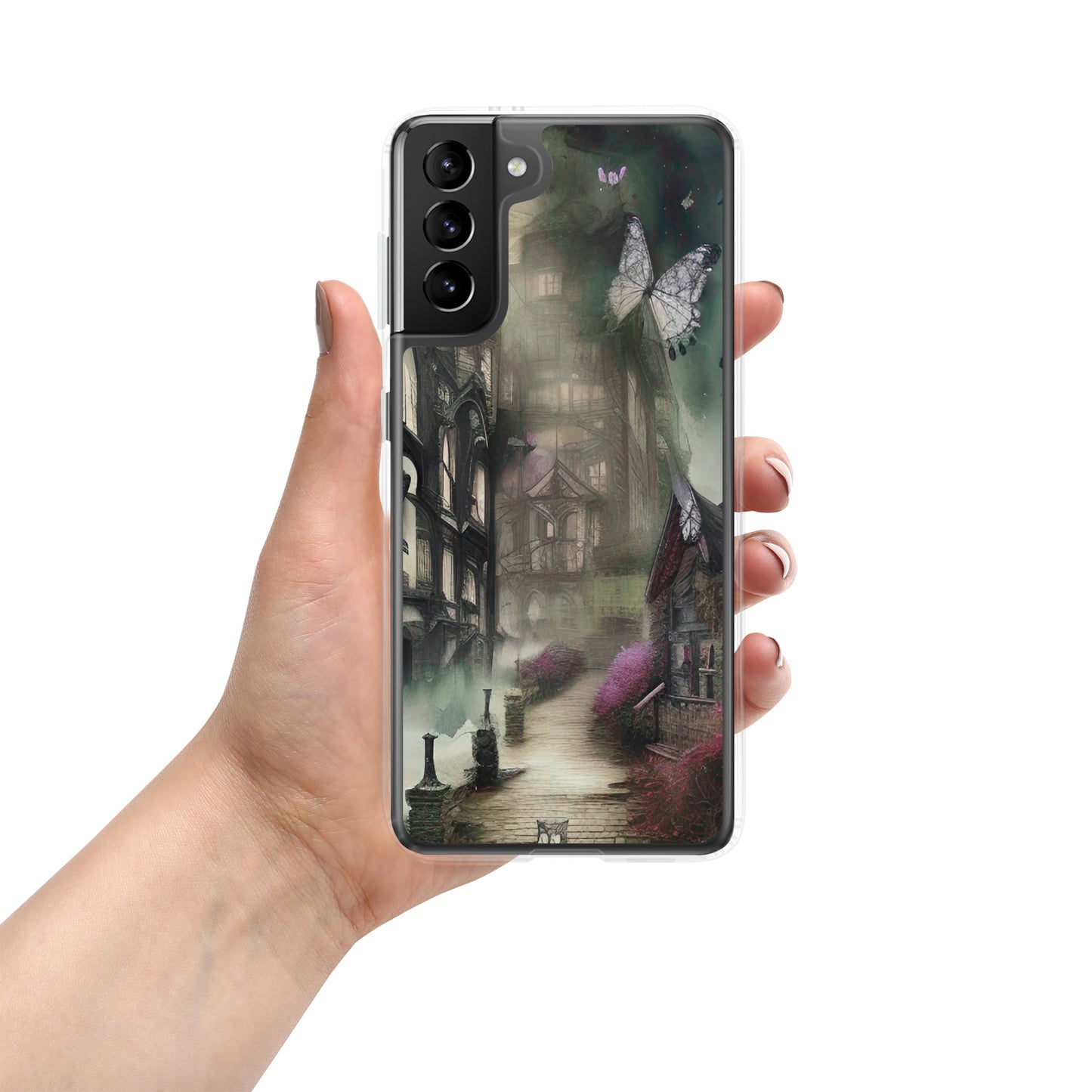 Samsung Case - Butterfly Street Scene