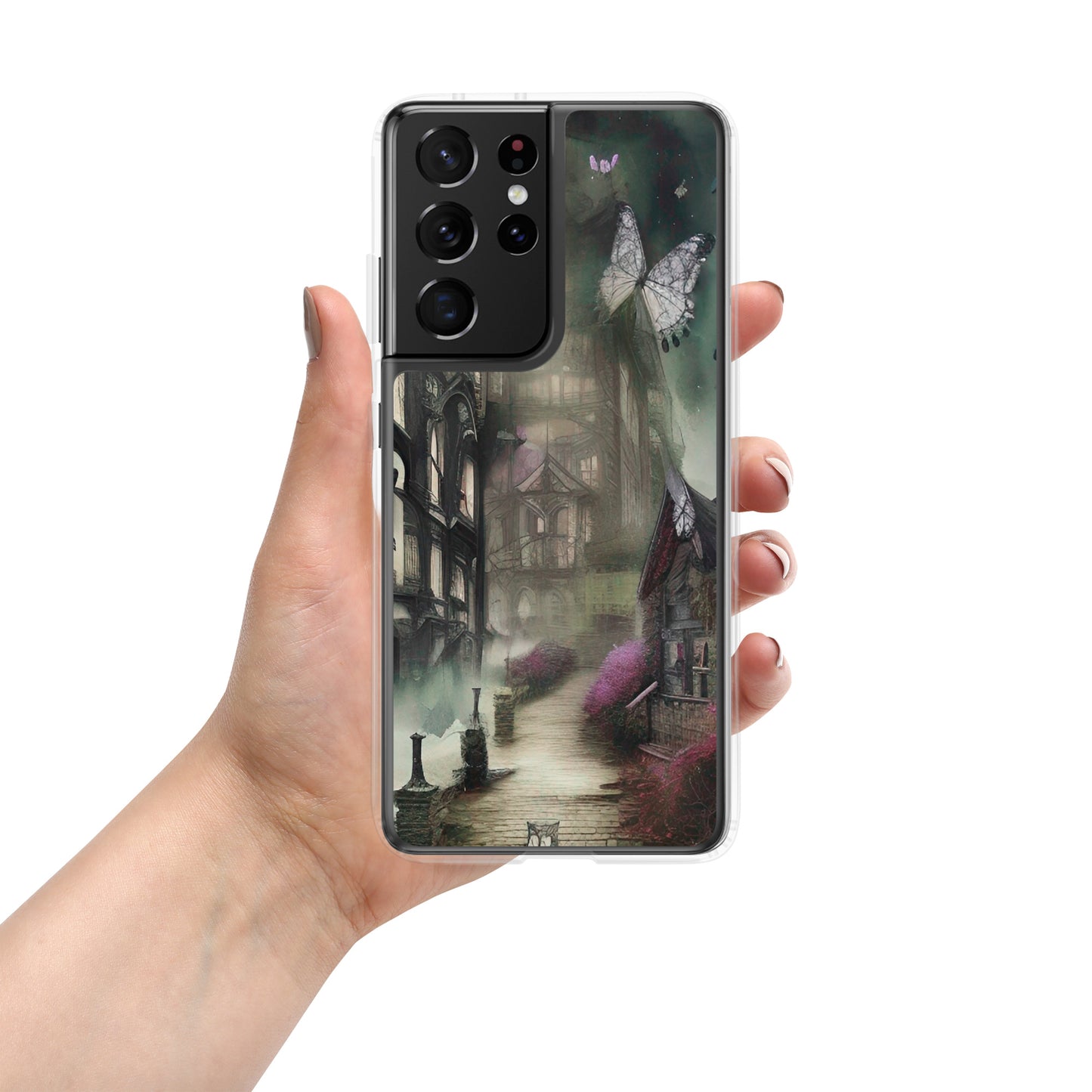 Samsung Case - Butterfly Street Scene