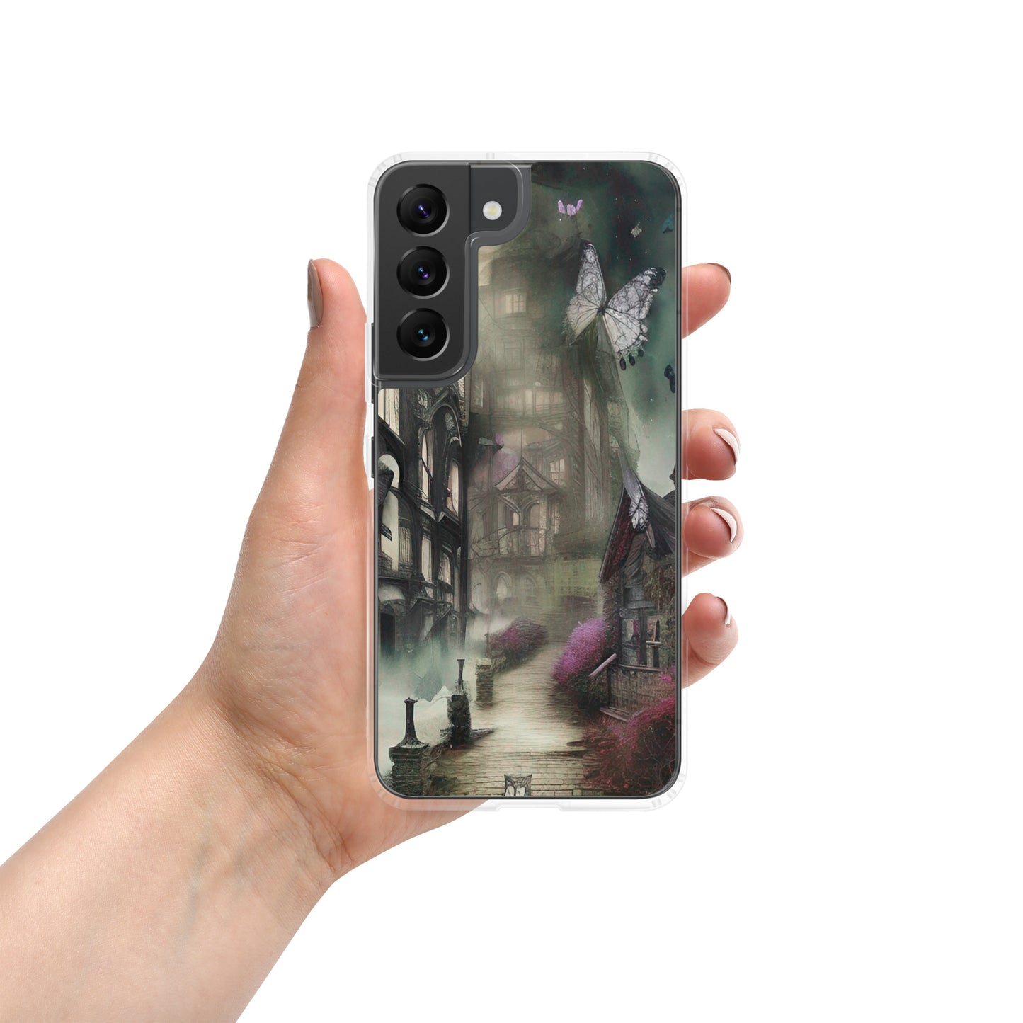 Samsung Case - Butterfly Street Scene