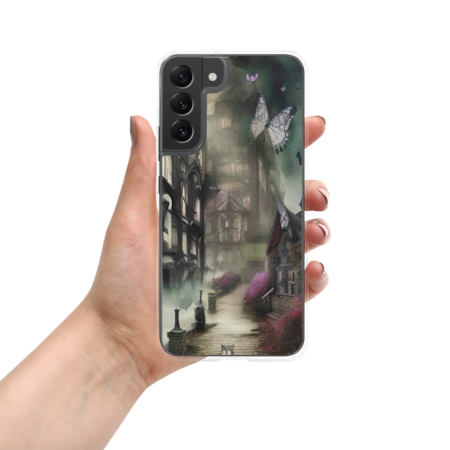 Samsung Case - Butterfly Street Scene