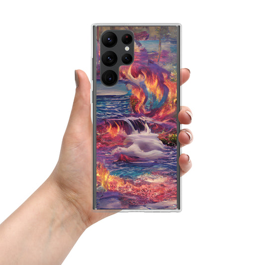 Tough iPhone case - Fire Lake
