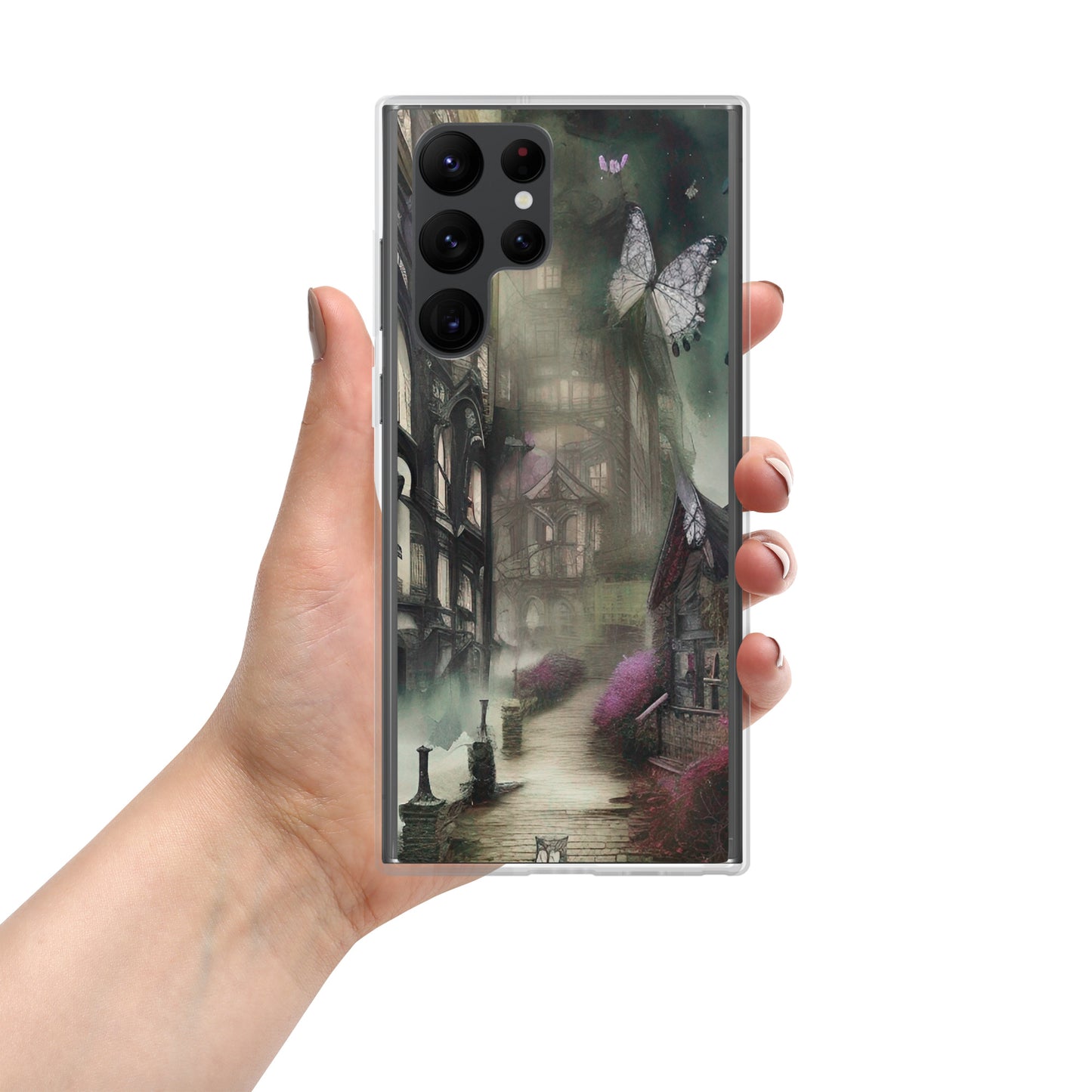 Samsung Case - Butterfly Street Scene