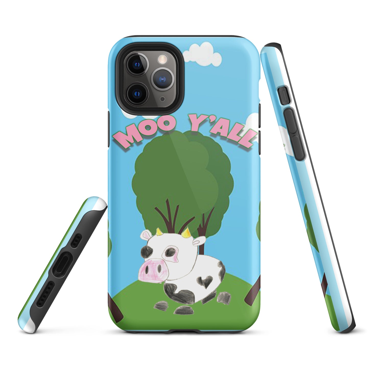 Tough iPhone case - Moo Y'all