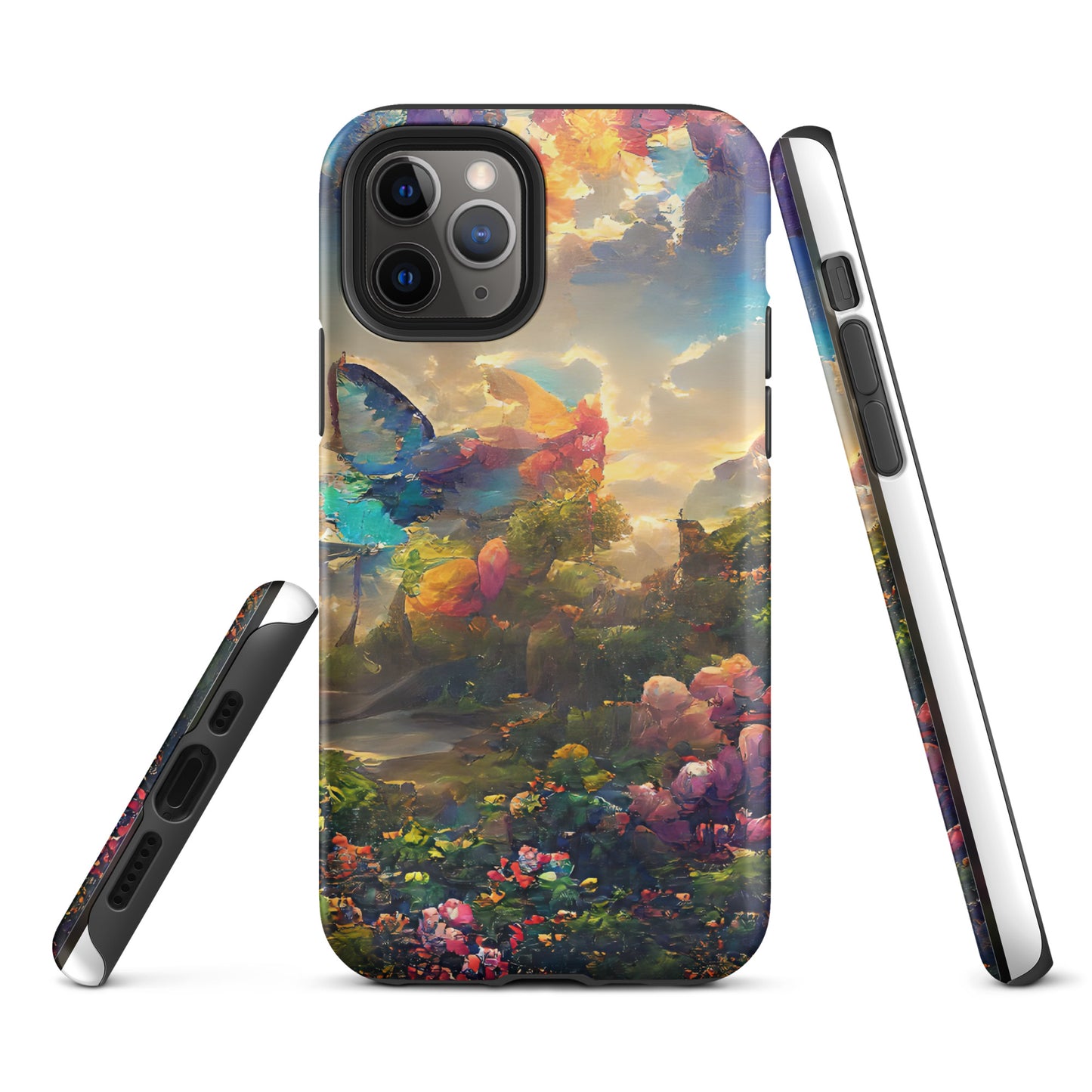 Tough iPhone case - Painted Butterfly 1