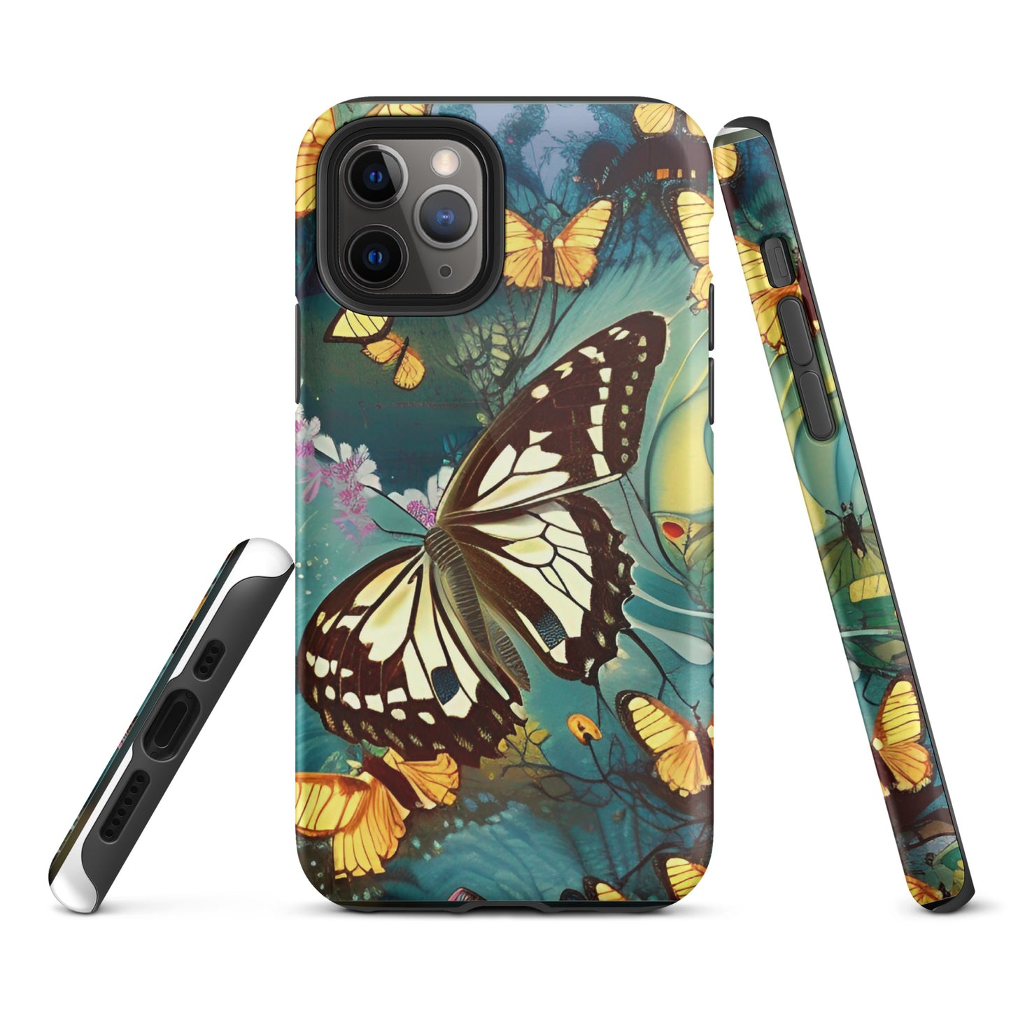 Tough iPhone case - Japan Butterfly