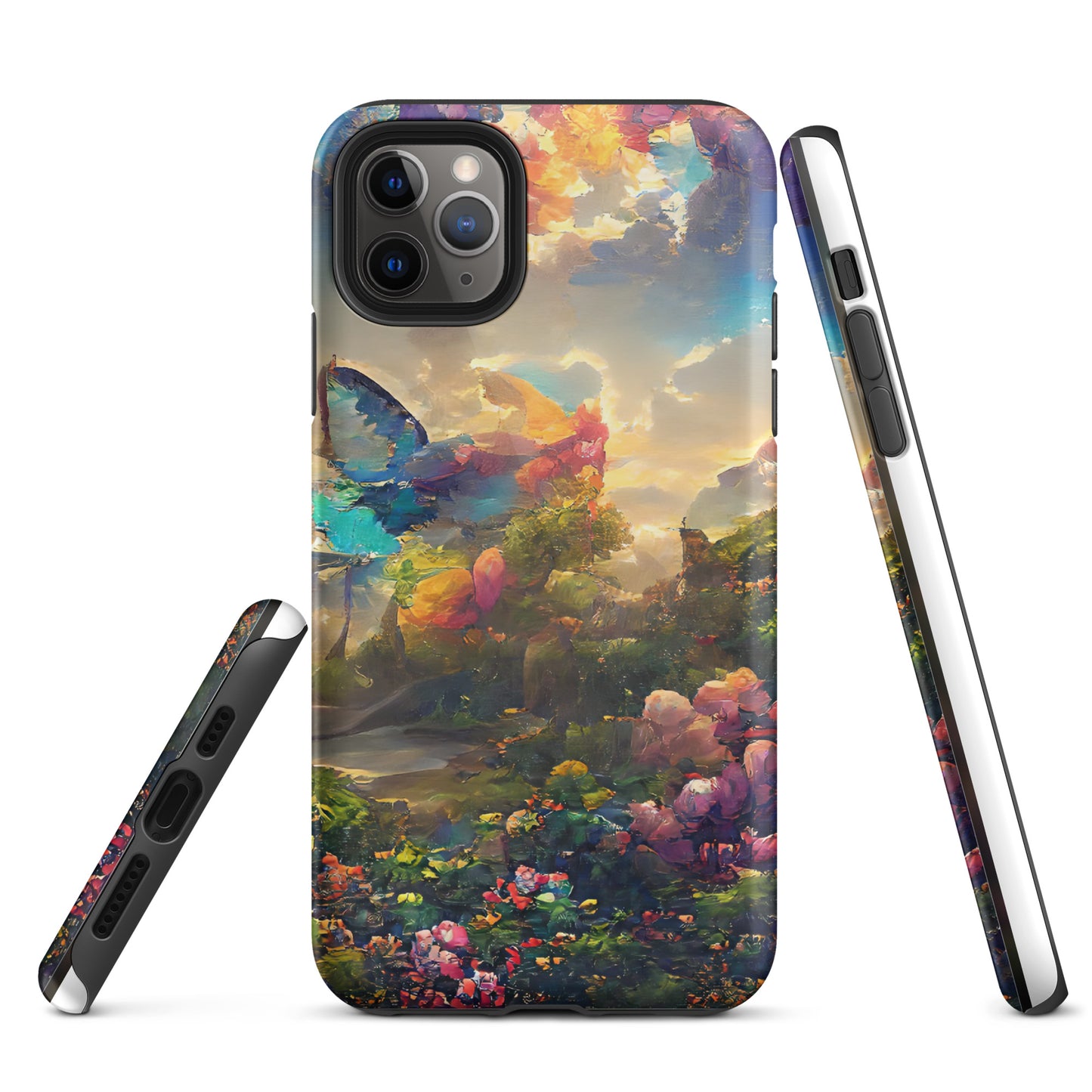 Tough iPhone case - Painted Butterfly 1