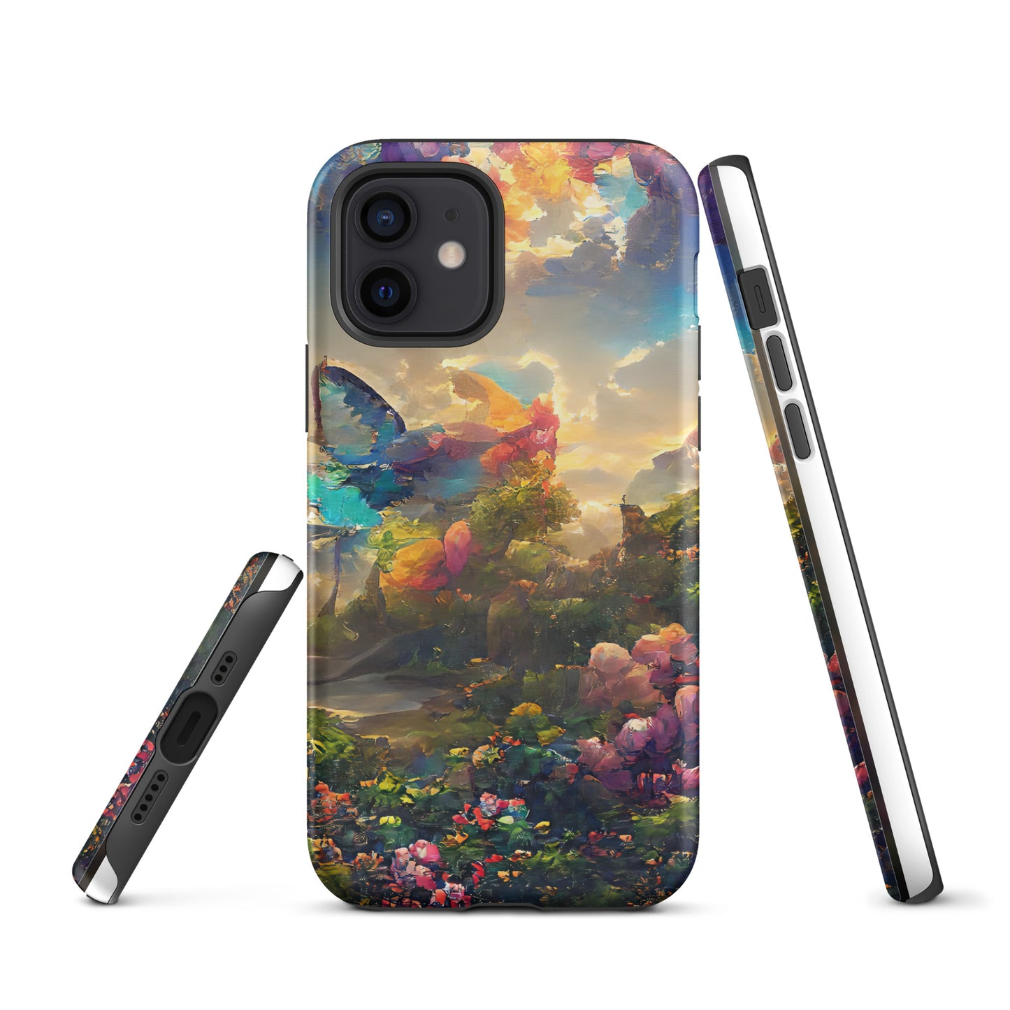 Tough iPhone case - Painted Butterfly 1