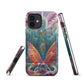 Tough iPhone case- Psychedelic Butterfly