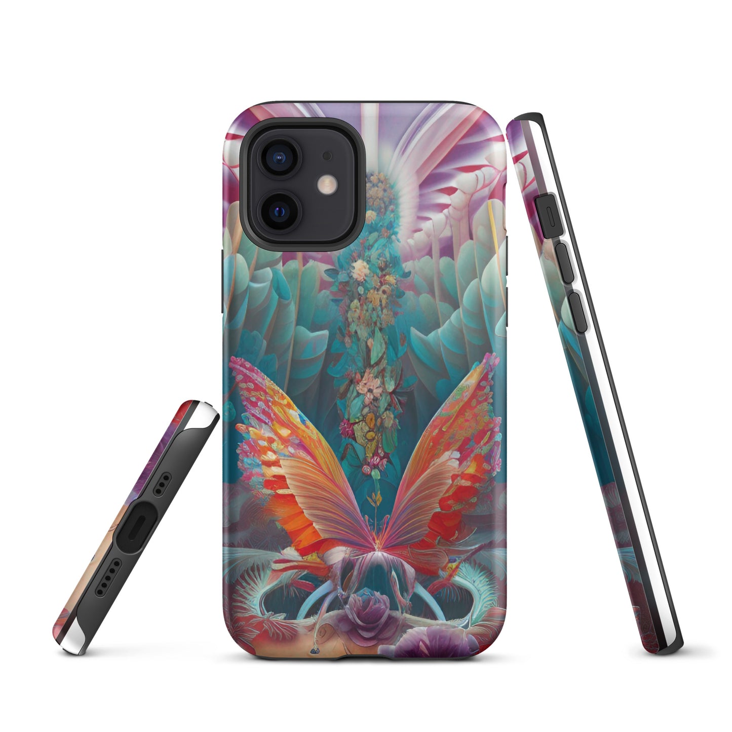 Tough iPhone case- Psychedelic Butterfly