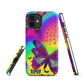 Tough iPhone case - Psychedelic Butterfly