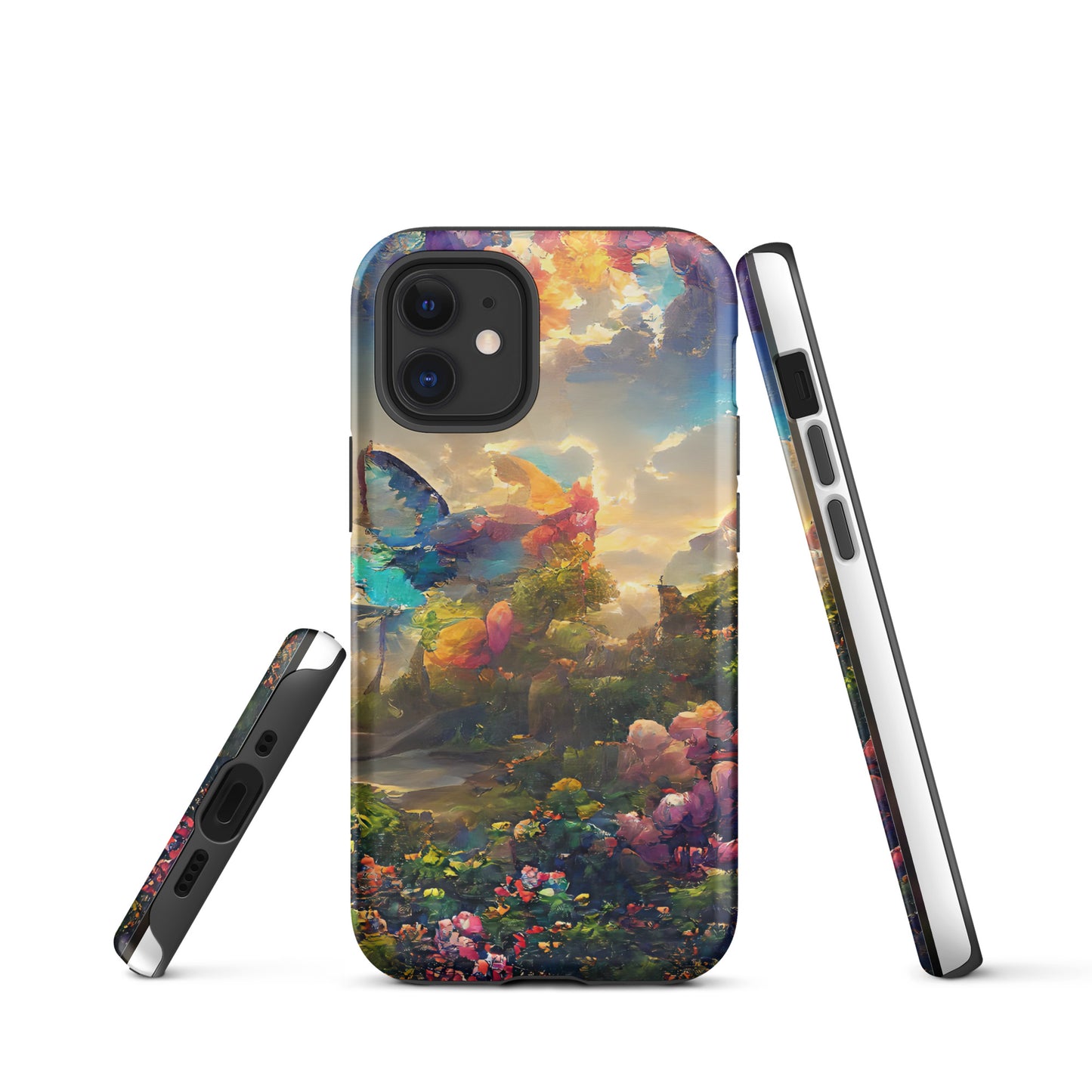 Tough iPhone case - Painted Butterfly 1