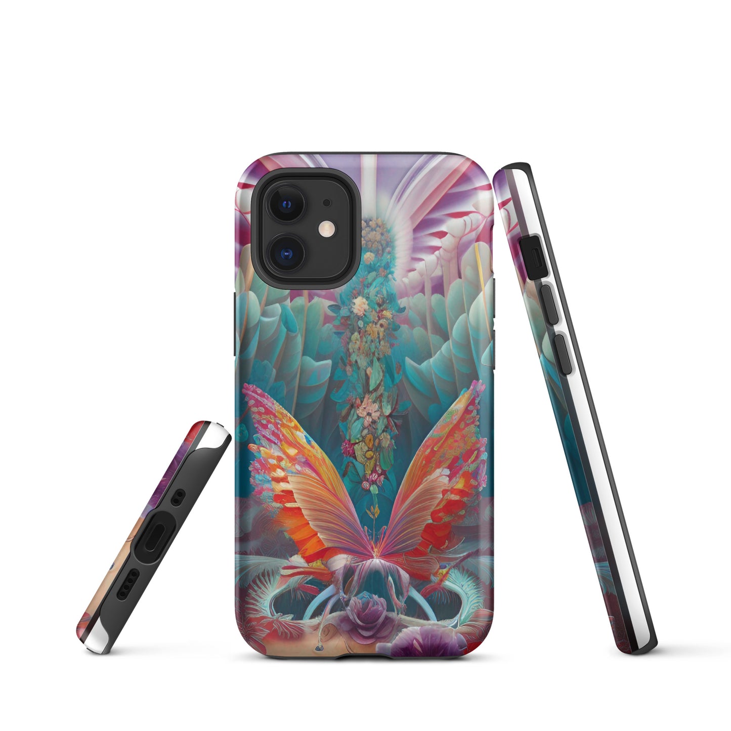Tough iPhone case- Psychedelic Butterfly