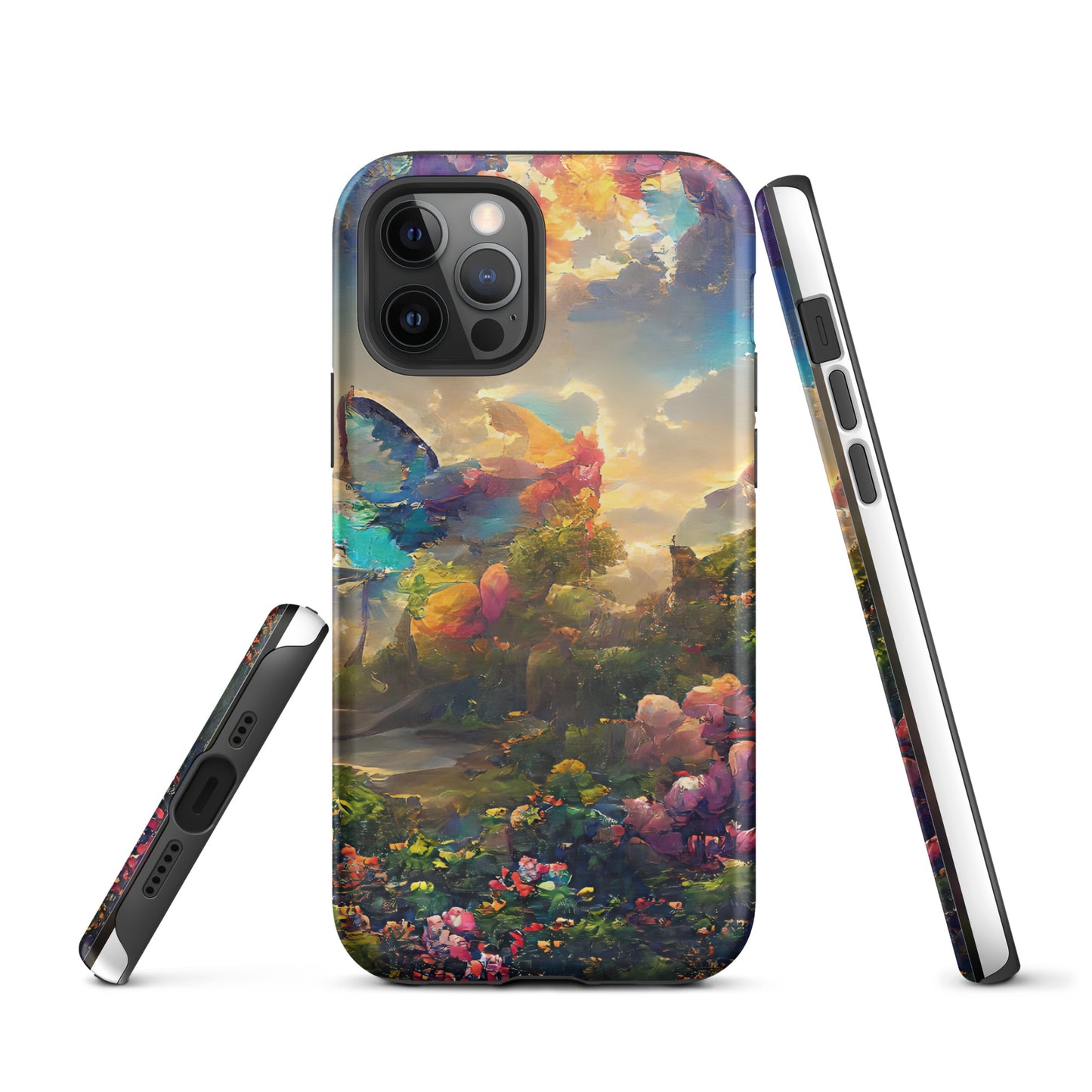 Tough iPhone case - Painted Butterfly 1