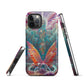 Tough iPhone case- Psychedelic Butterfly